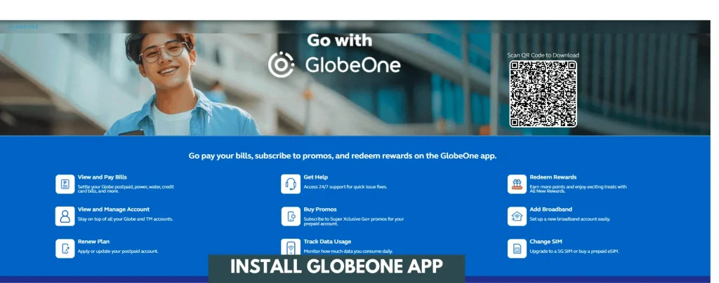 TM SIM REGISTRATION 9 INSTALL GLOBEONE APP