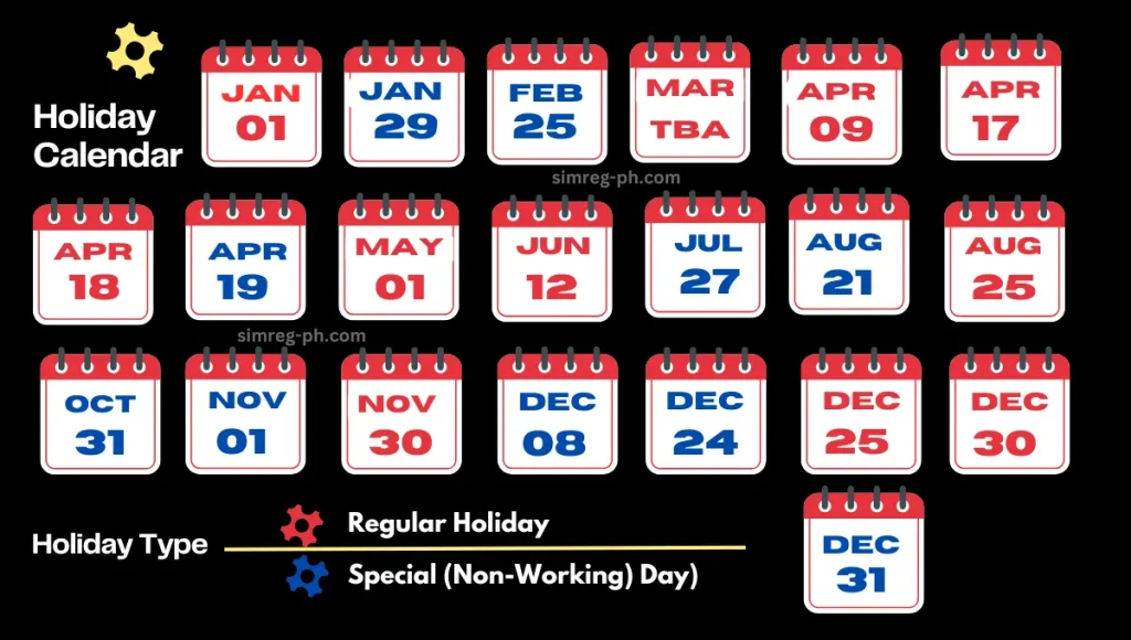 Official Holidays in the Philippines 2 PHILIPPINES HOLIDAY CALENDER 2025