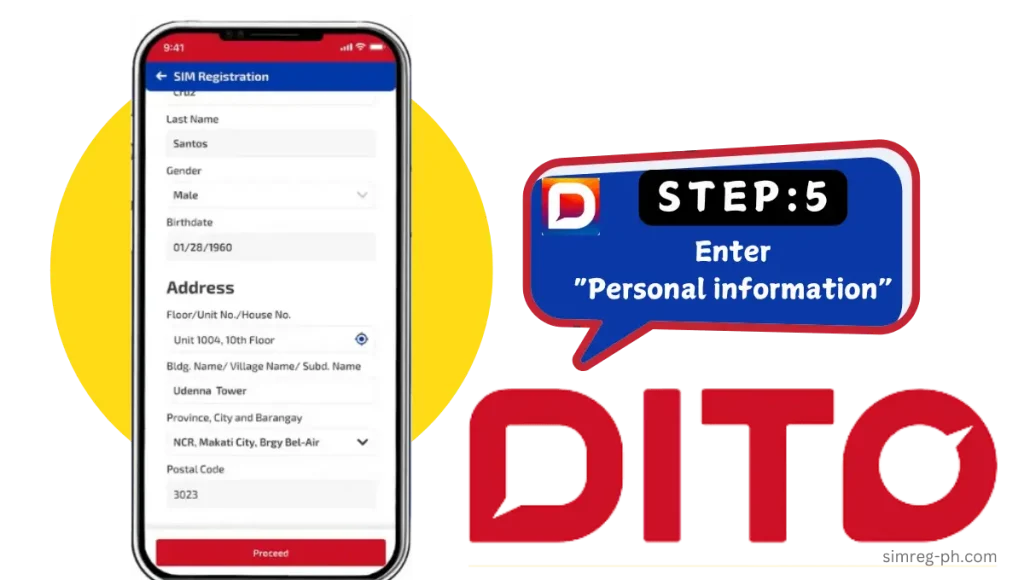 DITO SIM Registration Guide 9 DITO SIM REGISTRATION VIA DITO APP (4)