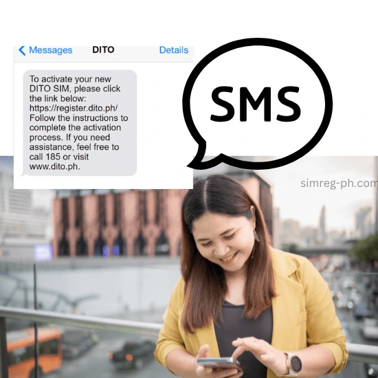 DITO SIM Registration Guide 13 DITO SIM REGISTRATION VIA SMS CODE