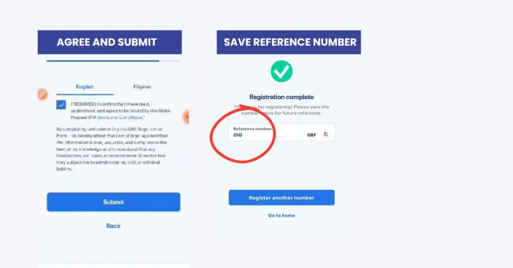 SUBMIT AND SAVE REF#