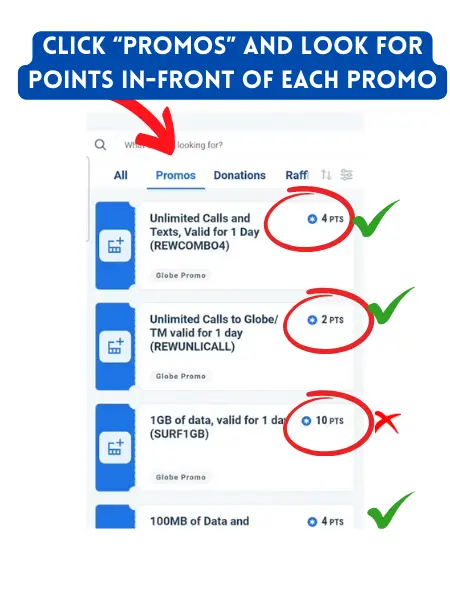 Click promos
