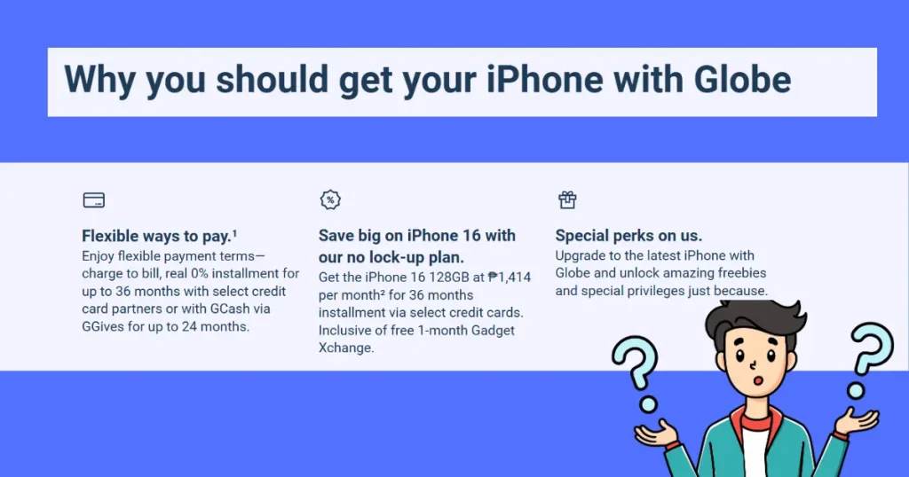 Benefits of globe plan iPhone