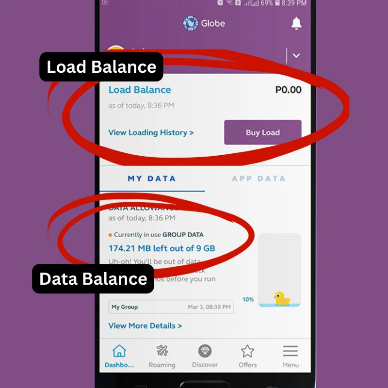 How To Check Balance in Globe Fast: With Free PDF Cheat Sheet! 8 Globe balance GlobeOneapp