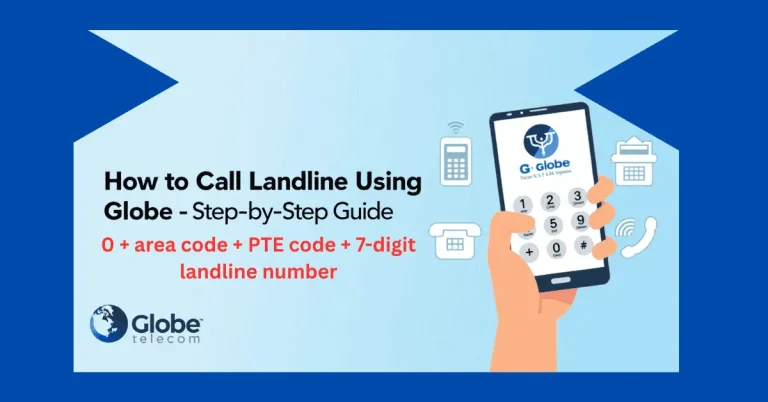 How to call landline using globe
